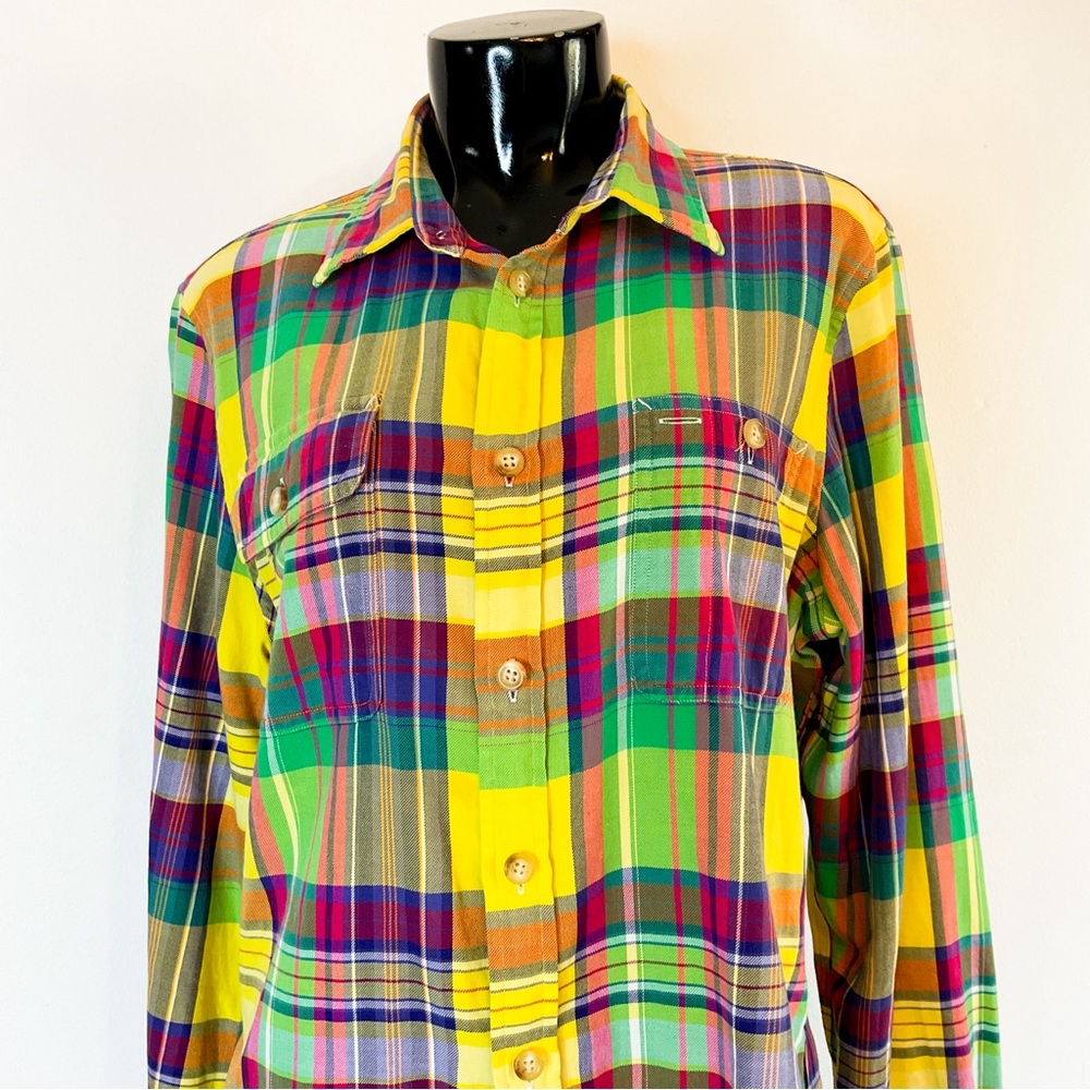 Ralph Lauren Multicolor Plaid Button Down Shirt